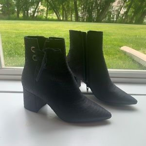 AGL Heeled Black Leather Boots